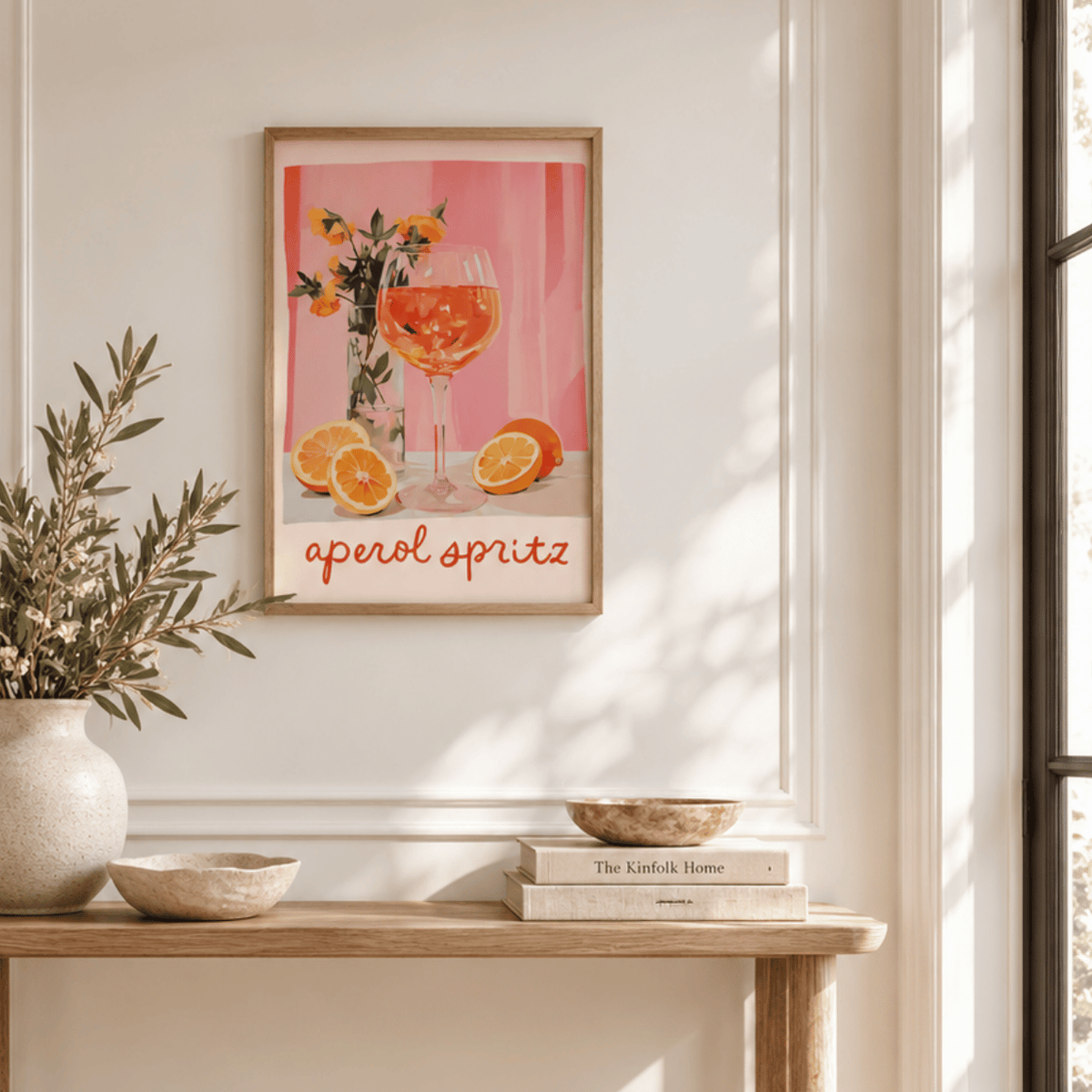 Aperol Spritz Summer Still Life Canvas Print
