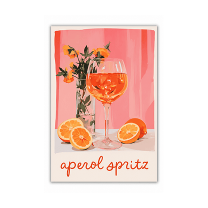 Aperol Spritz Summer Still Life Canvas Print
