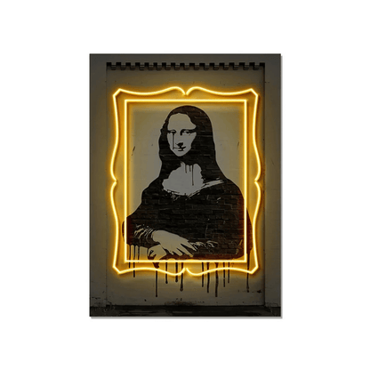 Mona Lisa After Dark Canvas Print