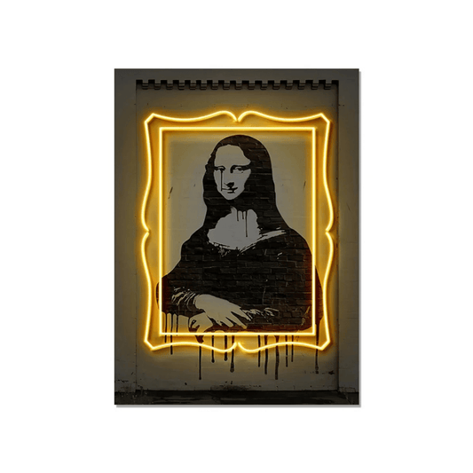 Mona Lisa After Dark Canvas Print