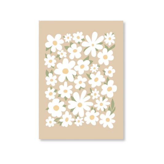 Daisy Meadow Collage Canvas Print