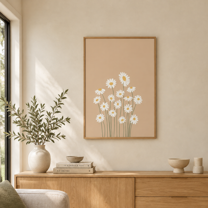 Daisy Daydream Meadow Canvas Print