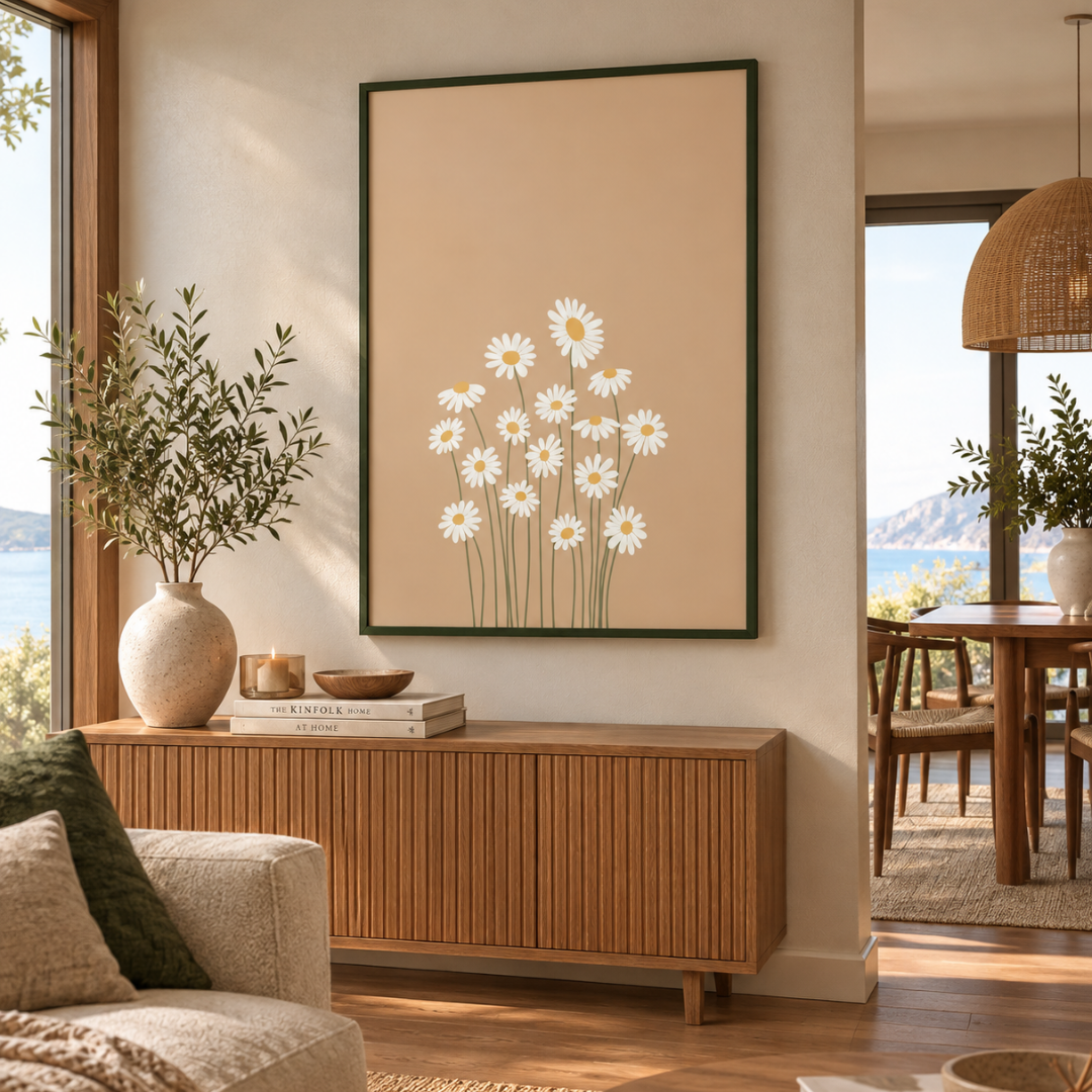 Daisy Daydream Meadow Canvas Print