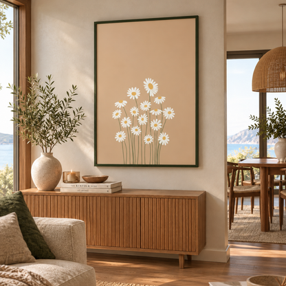 Daisy Daydream Meadow Canvas Print