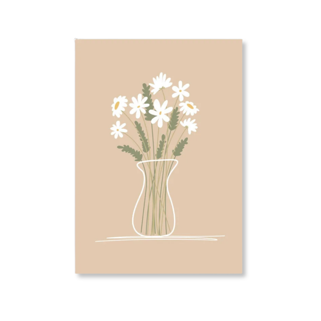 Meadow Jar Daisy Canvas Print