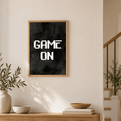 Game On Retro Gaming Canvas Print