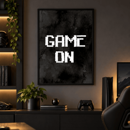 Game On Retro Gaming Canvas Print