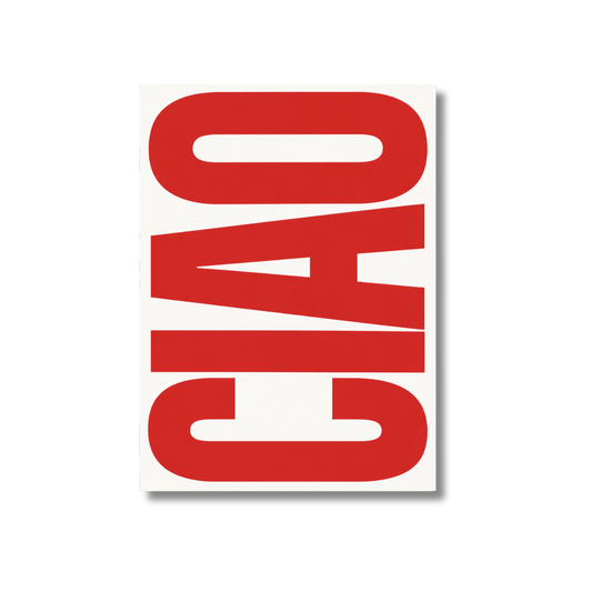 CIAO Bold Typography Canvas Print