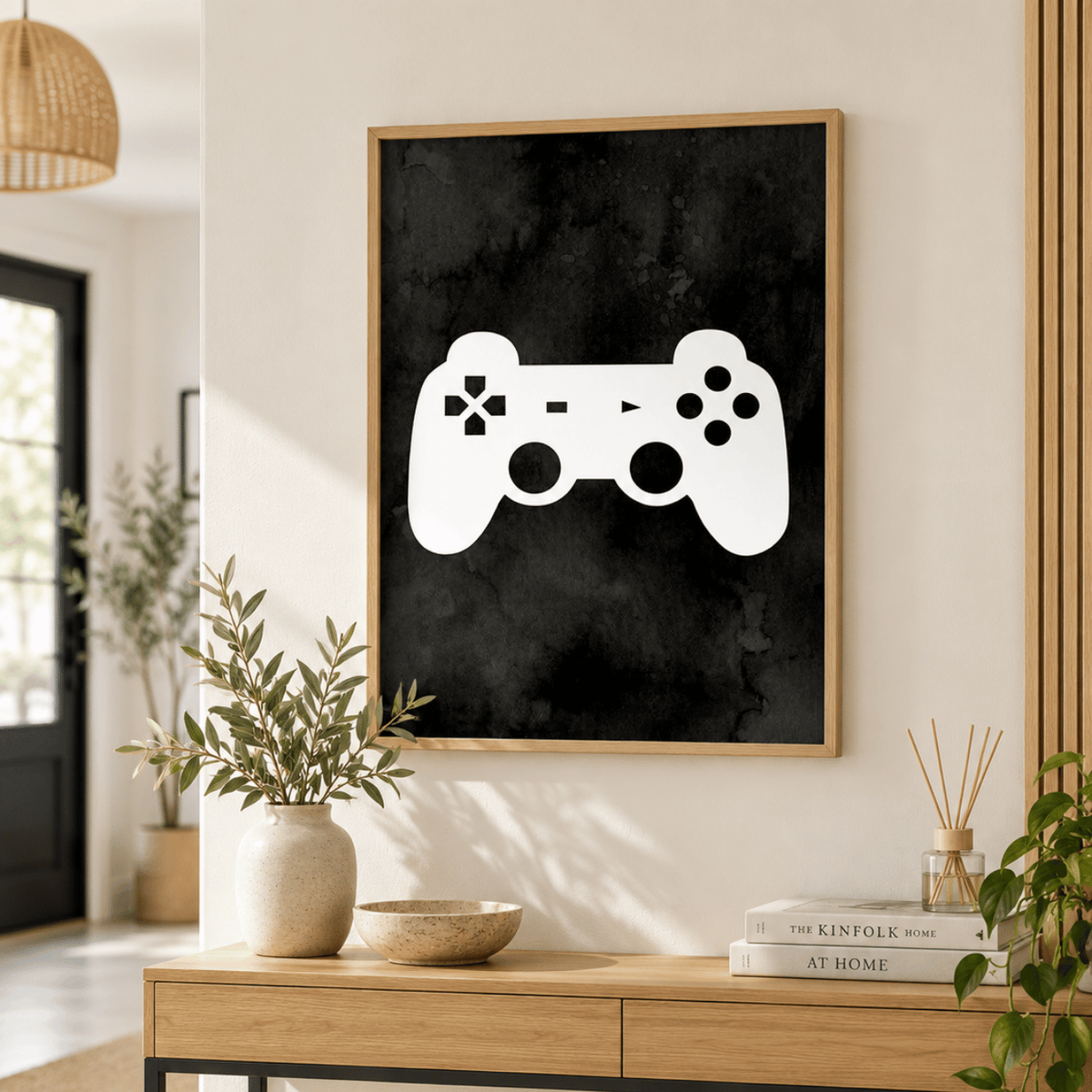 Game On Controller Canvas Print