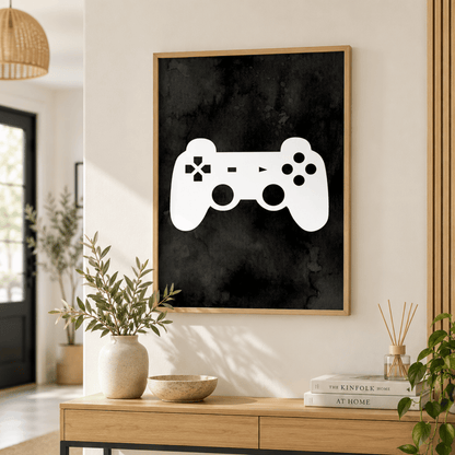 Game On Controller Canvas Print