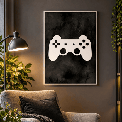 Game On Controller Canvas Print