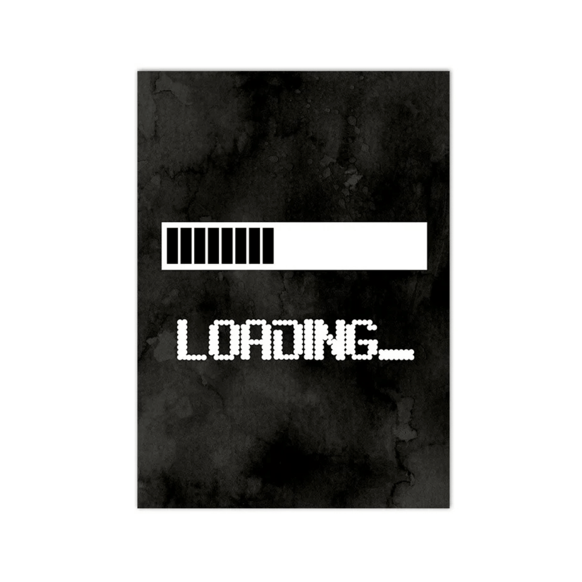 Loading Screen Gaming Canvas Print