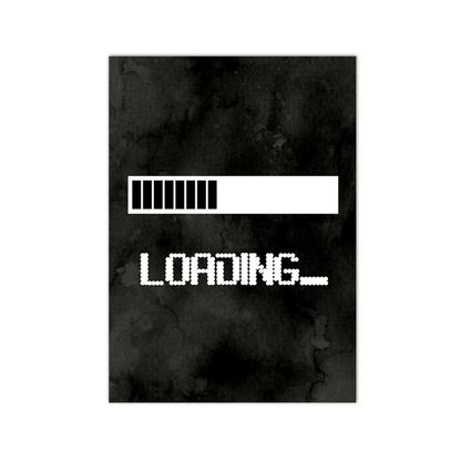 Loading Screen Gaming Canvas Print