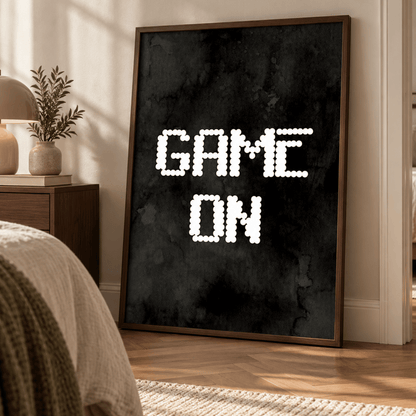 Game On Retro Gaming Canvas Print