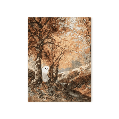 Autumn Hideaway Ghost Canvas Print