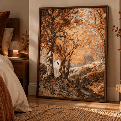 Autumn Hideaway Ghost Canvas Print