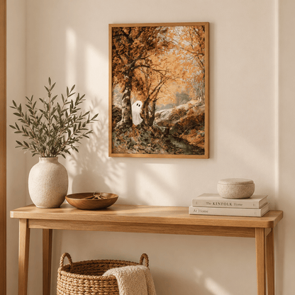 Autumn Hideaway Ghost Canvas Print