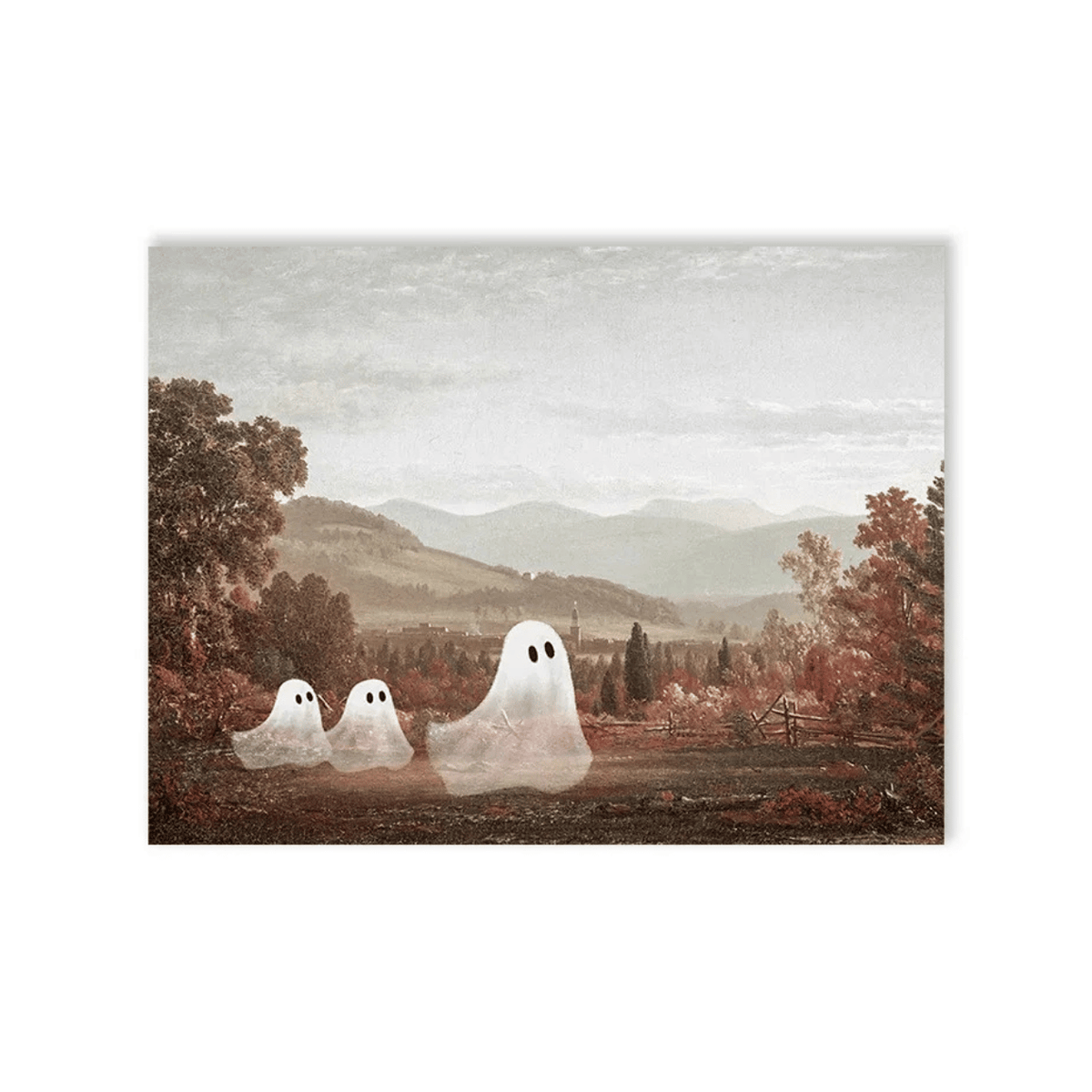 Ghosts Of Autumn Valley Canvas Print