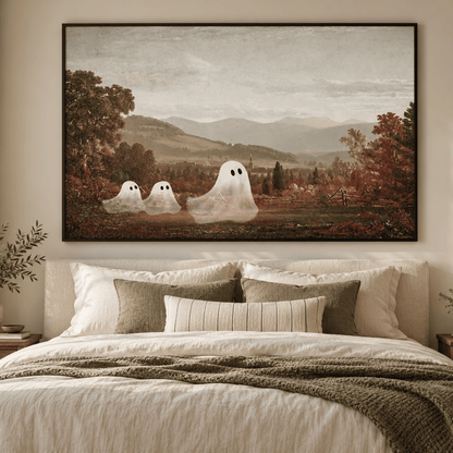 Ghosts Of Autumn Valley Canvas Print