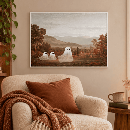 Ghosts Of Autumn Valley Canvas Print