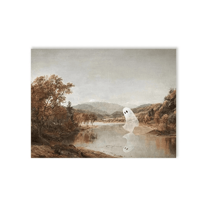 Ghost By The Stillwater Canvas Print