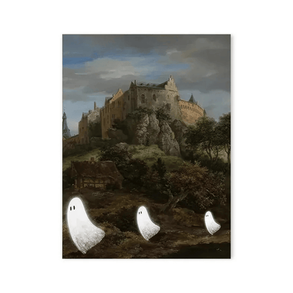 Haunted Castle Wanderers Canvas Print