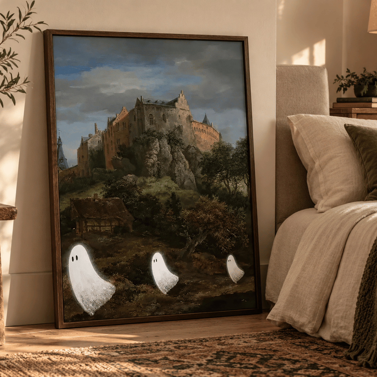 Haunted Castle Wanderers Canvas Print