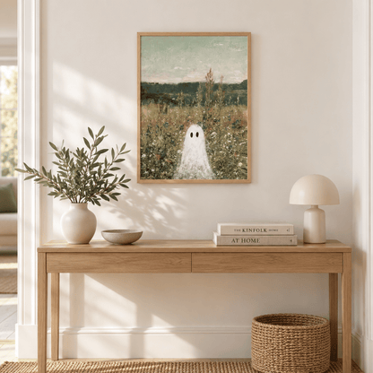 Wildflower Ghost Canvas Print
