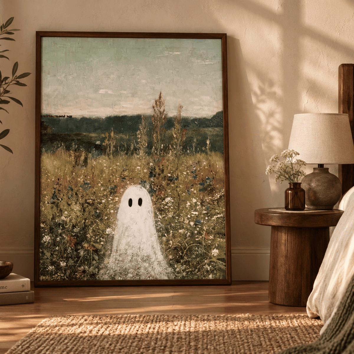 Wildflower Ghost Canvas Print