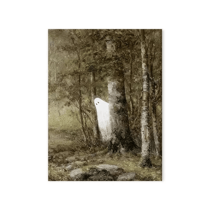 Whispering Woods Ghost Canvas Print