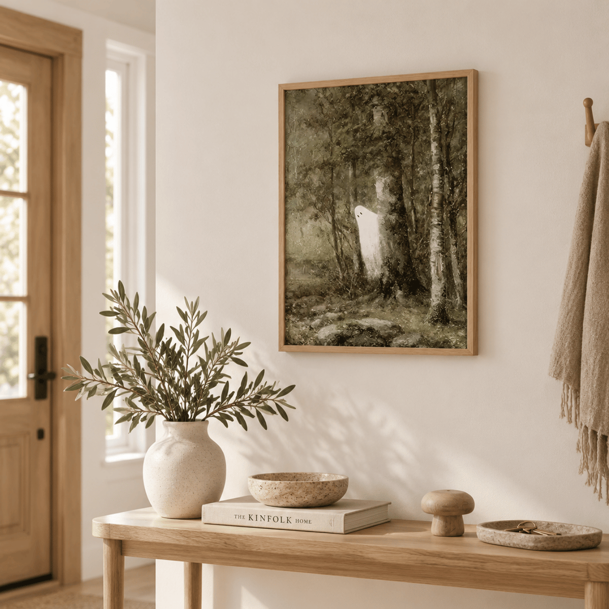 Whispering Woods Ghost Canvas Print