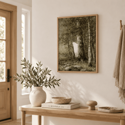Whispering Woods Ghost Canvas Print