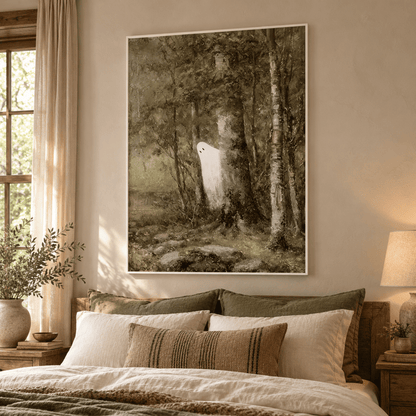 Whispering Woods Ghost Canvas Print