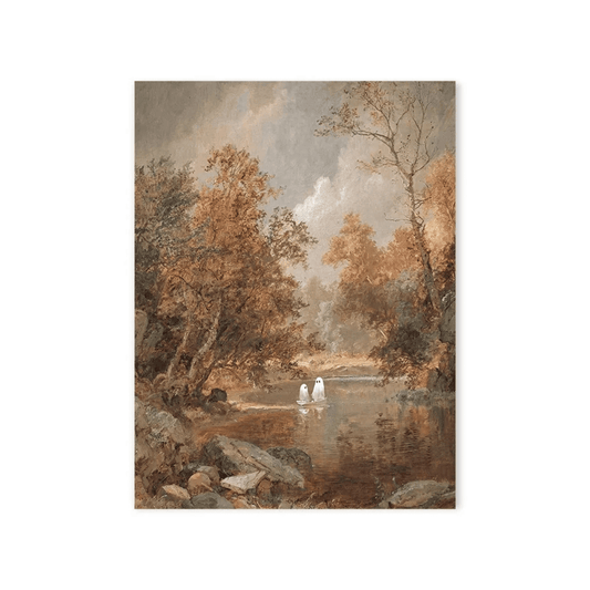 Autumn River Spirits Canvas Print