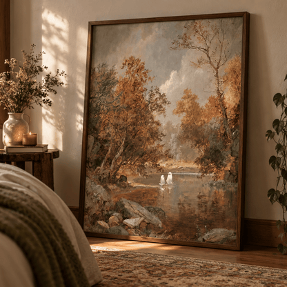 Autumn River Spirits Canvas Print