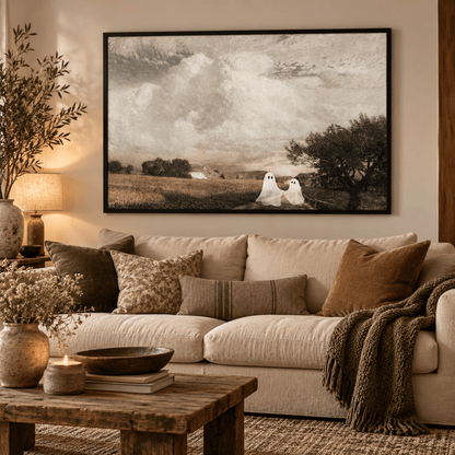 Ghosts Along the Country Path Canvas Print