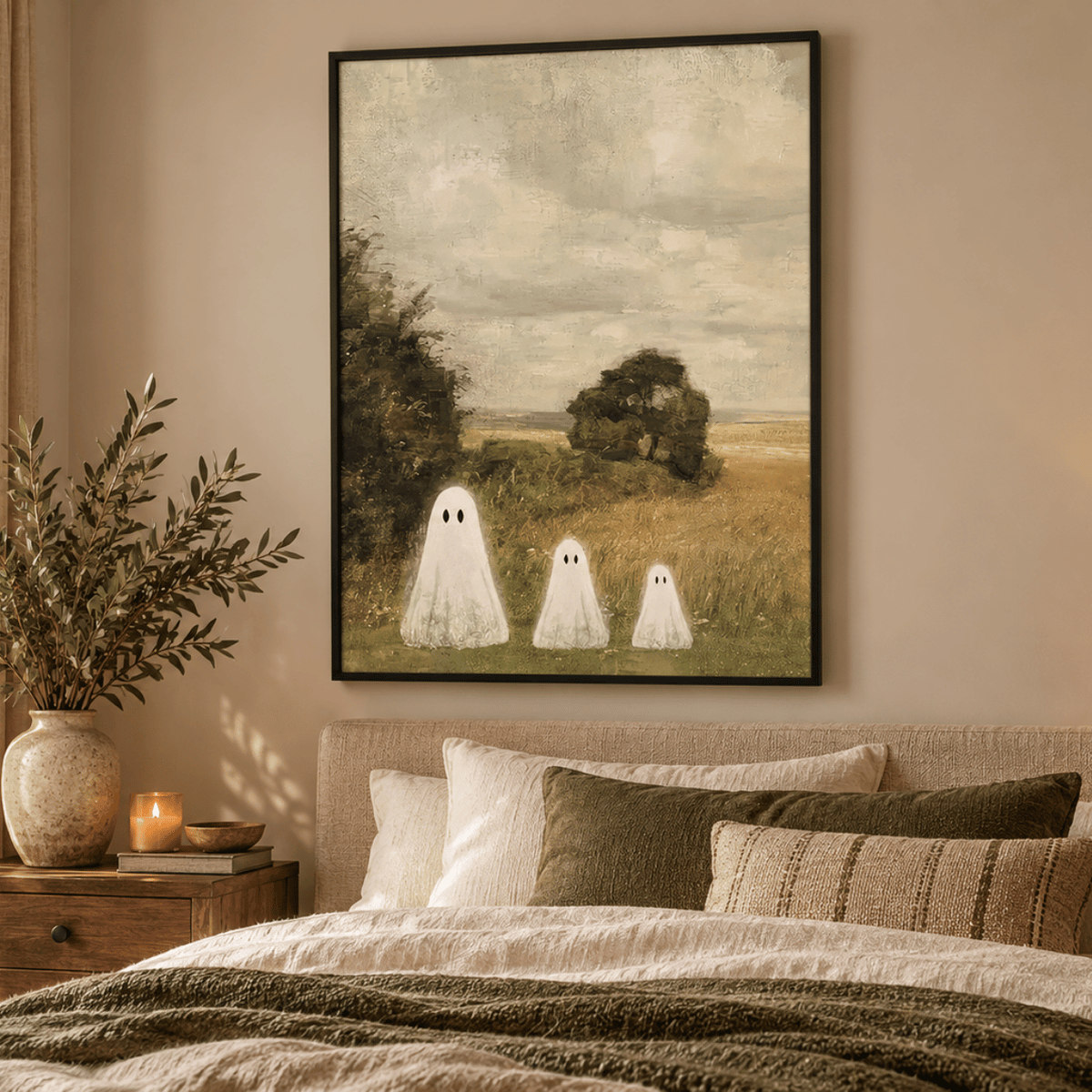 Three Little Phantoms Canvas Print