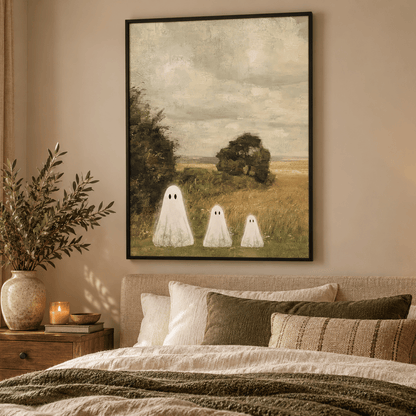 Three Little Phantoms Canvas Print