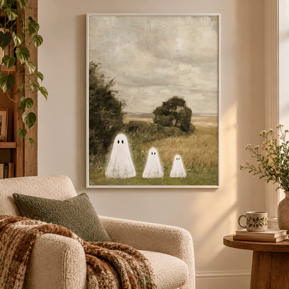Three Little Phantoms Canvas Print