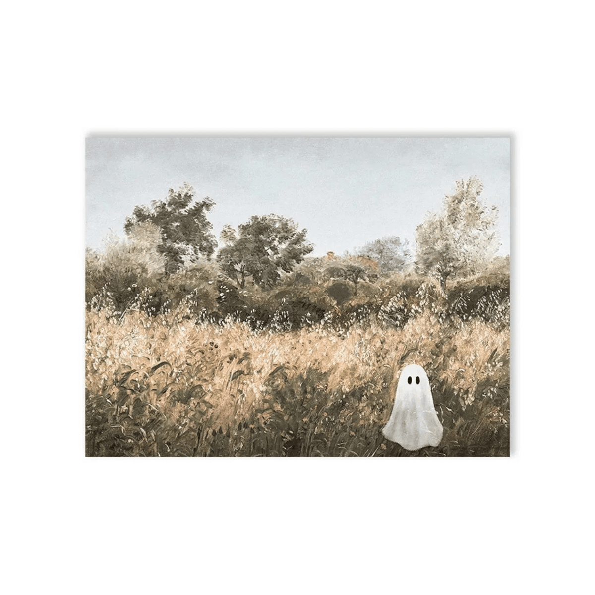 Fieldside Ghost Canvas Print