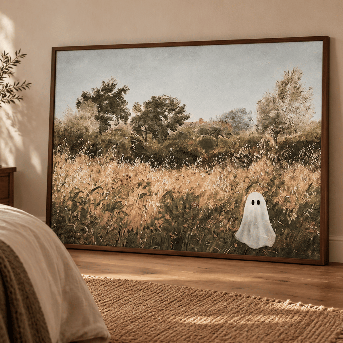Fieldside Ghost Canvas Print