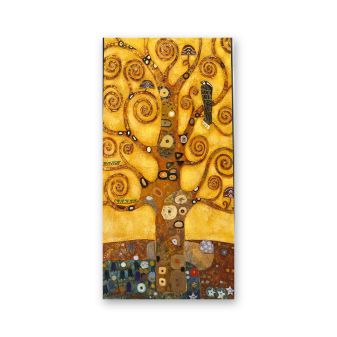 Gilded Spiral Tree Canvas Print