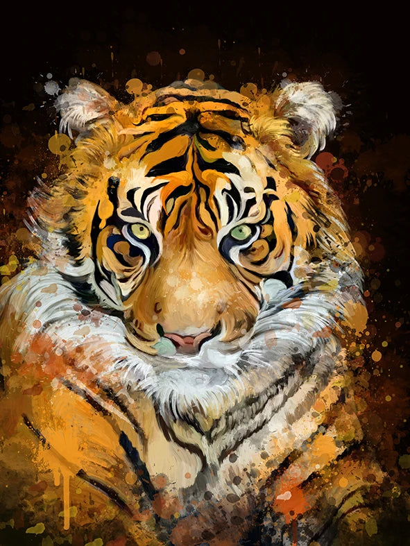 three running horses dynamic animal canvas wall art