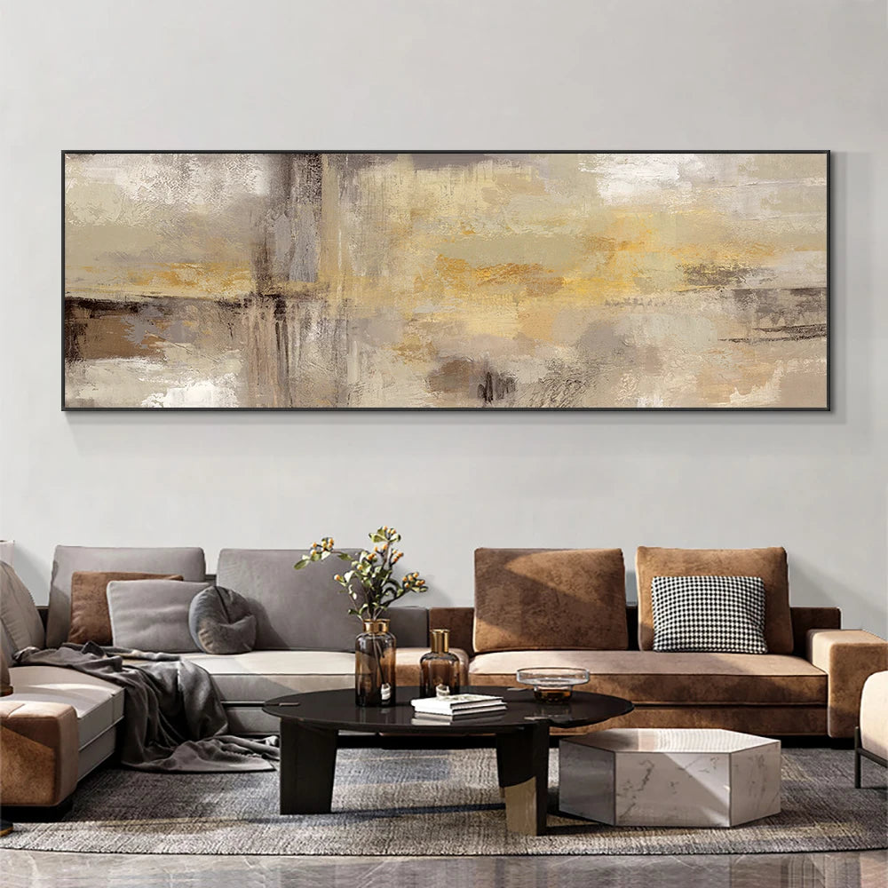 modern abstract landscape oil style canvas wall art