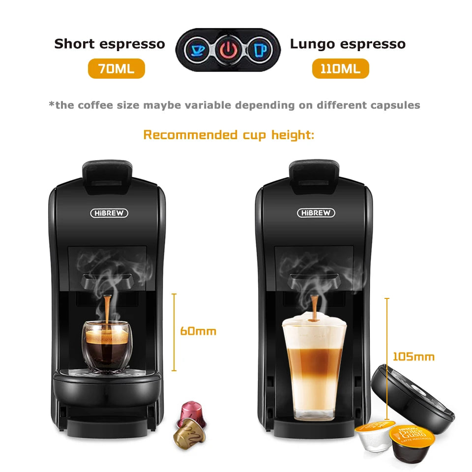 HiBREW 4-in-1 Expresso Coffee Machine