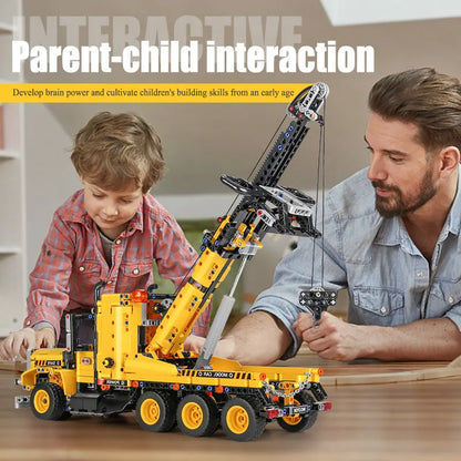 Kids Tow Truck Model Building Block Set