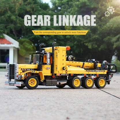 Kids Tow Truck Model Building Block Set