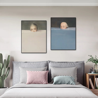 Creative Spoof Famous Paintings Canvas