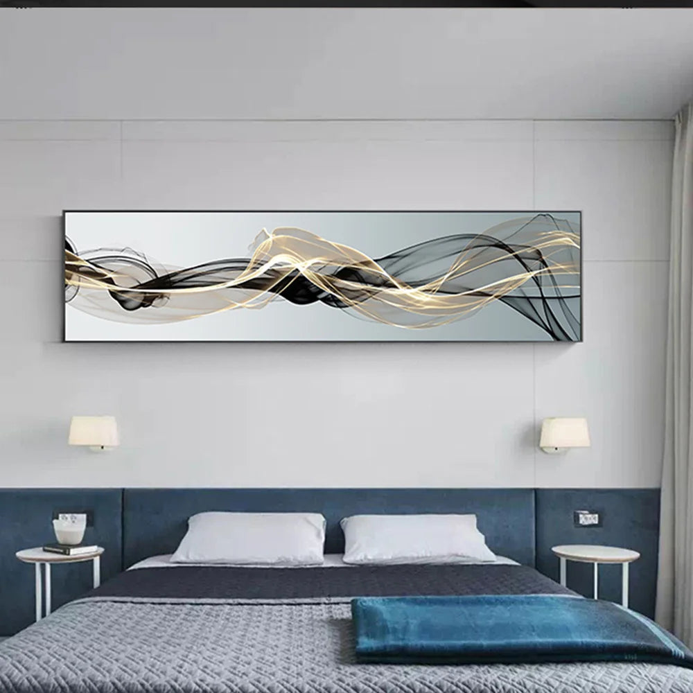 modern nordic abstract lines minimalist canvas print