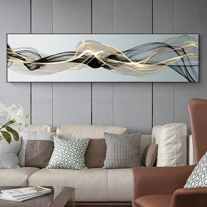modern nordic abstract lines minimalist canvas print